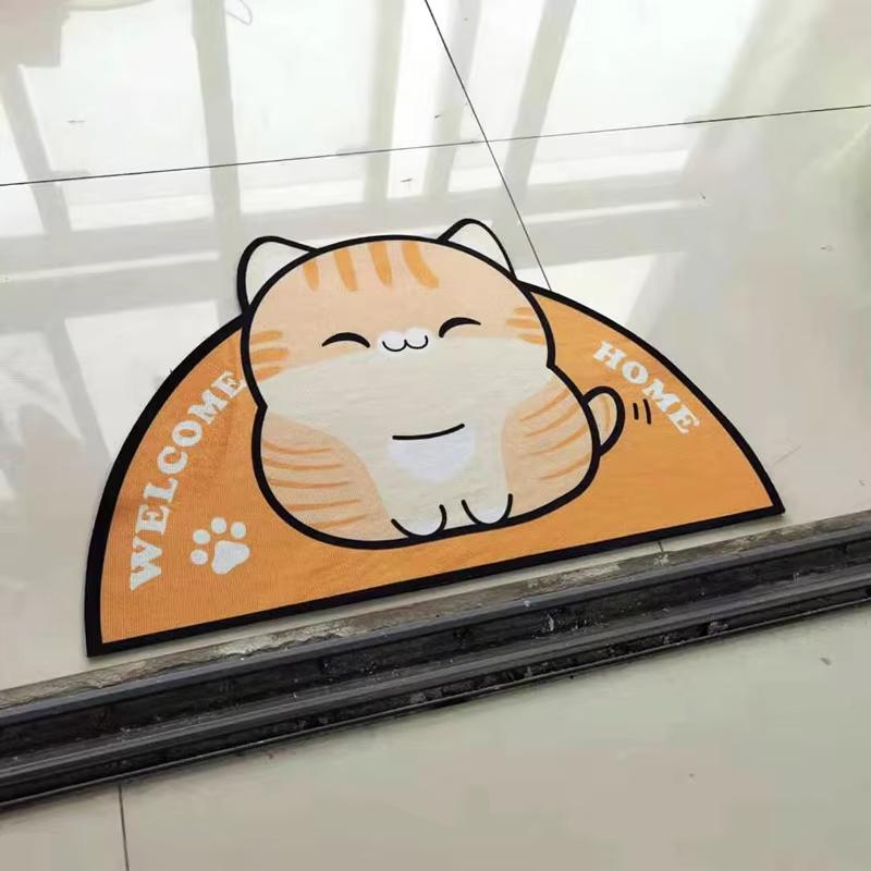 

Cute Cat Rug - Soft And Slip-Resistant Bathroom Carpet - Entrance Mat For Indoor And Outdoor Use - Home Decor 40x60cm 16x24inch