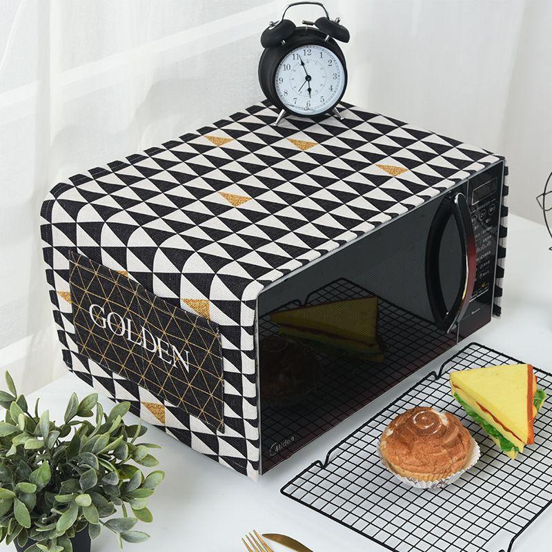 

Чехол для микроволновой печи Galanz Пылезащитный Маслостойкий Чехол для духовки Midea Микроволновая печь Занавеска Чехол Полотенце Сумка для тележки Общие ткани Gold Line C 35x 95cm (thickened cotton and linen)