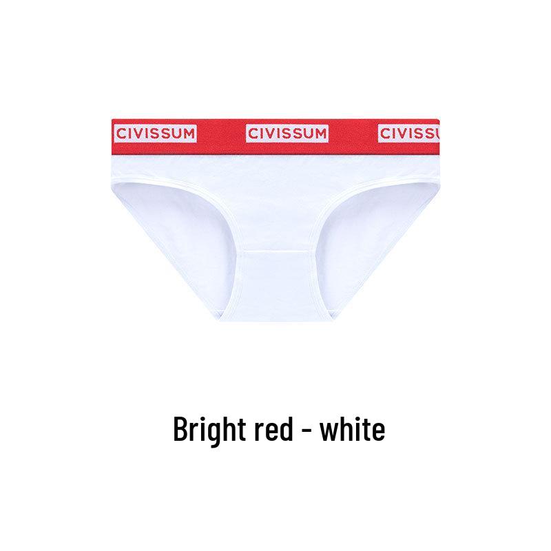 Low-Rise Sexy Exposed Waistband Pure Cotton Panties - Women's Comfortable Briefs