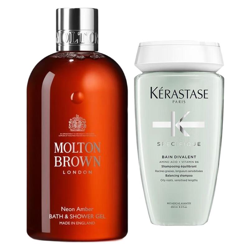 

Kerastase Dual Function Shampoo & Molton Brown Neon Amber Shower Gel Set