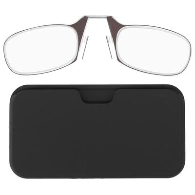 Reading Eyeglasses Blue Light Blocking Armless Glasses Nose Clip Glasses for Unisex Elderly