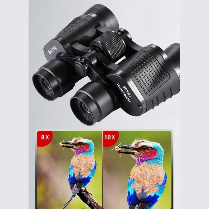 90x90 Compact Binoculars for Adults and Kids Large Eyepiece Waterproof Binoculars for Bird Watching Binoculars
