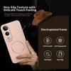 For vivo V50 Lite 4G/5G Phone Case Carbon Fiber Textured Electroplated TPU Back Cover
