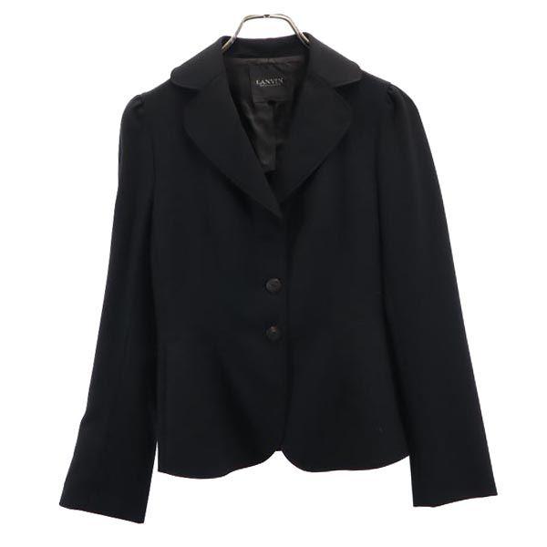 

Lanvin Сделанный в Японии шерстяной приталенный пиджак 36 черный Женский Б/у