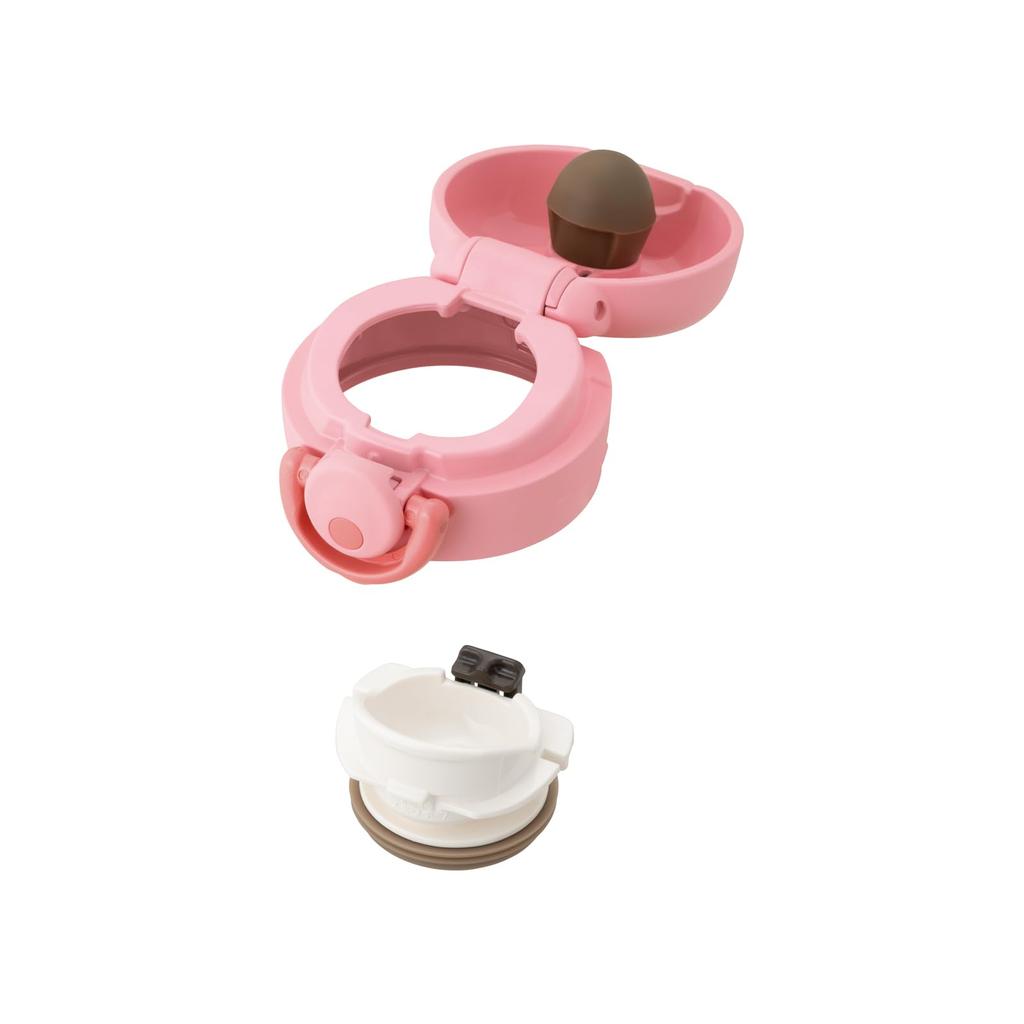 Thermos Mobile Strawberry with Detachable Strap and Shoulder Pad for Perfect for School or SBP Kids' Mug, 350ml, Pink, Comfort, Kindergarten, JPF-350