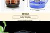 Large Heat-Resistant Glass Teapot with Filter for Flower Tea