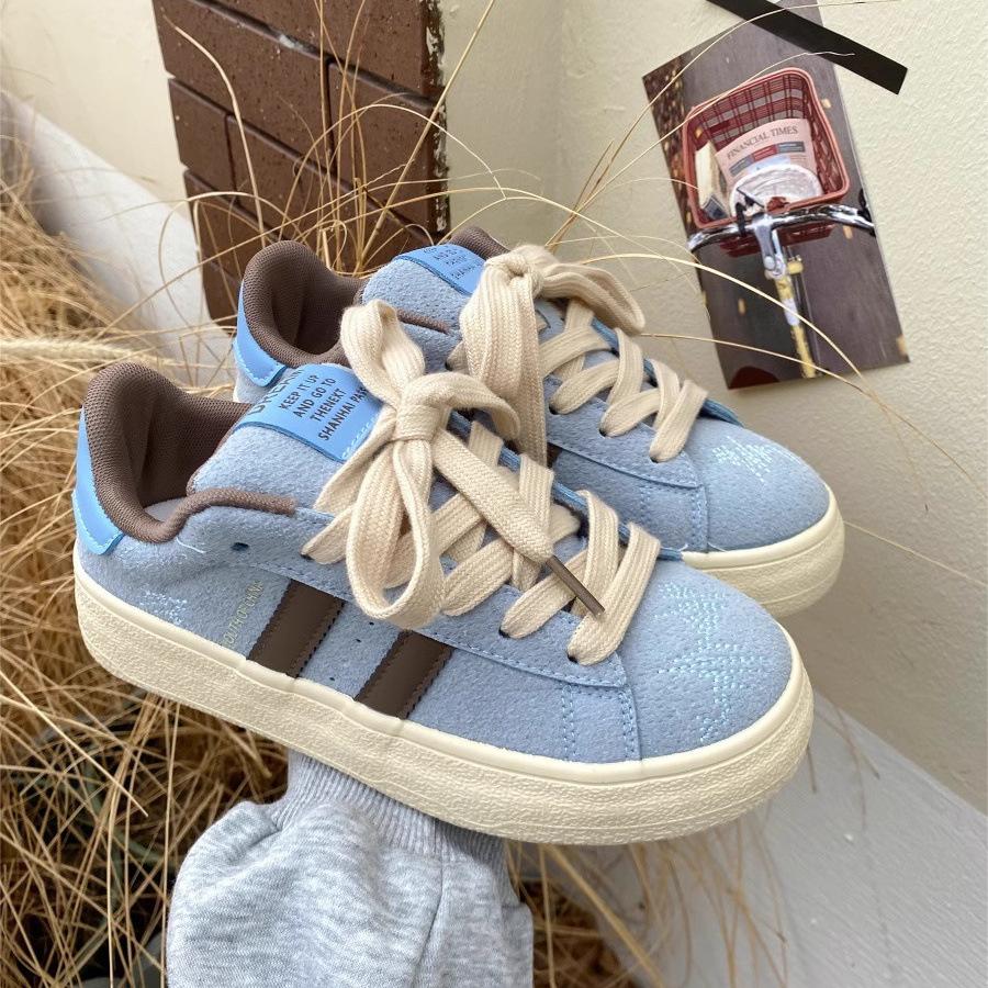 Korean Version of Mint Green Board Shoes Women's Original Niche Retro Casual Platform German Training Shoes Spring, Summer and Autumn 2025 New Models