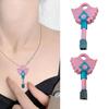 Collana Gioco Coreano SG3 Collana con Ciondolo Collana Squid Gioco Popolare Coreano Accessorio per Feste Squid Regali per Fan