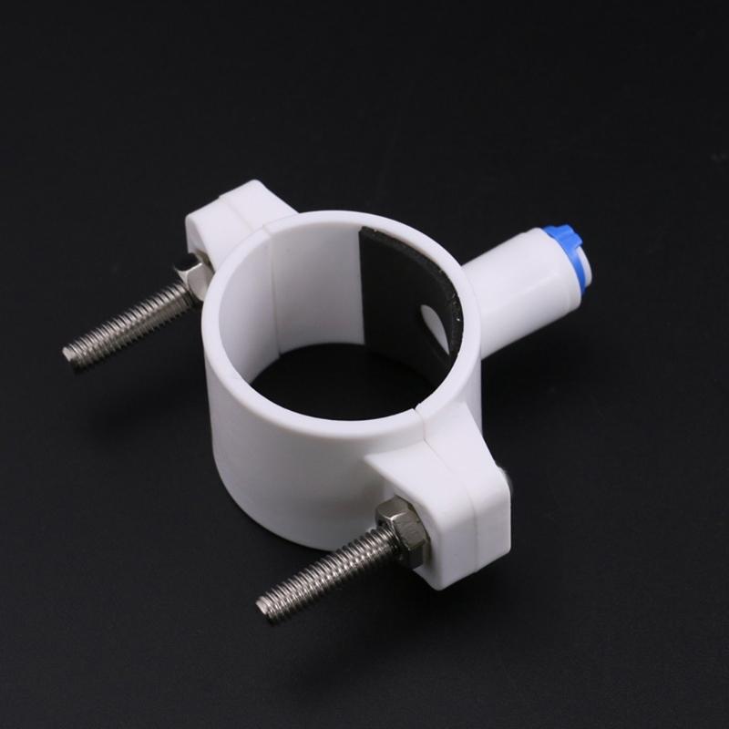 Morsetti a Sella per Tubo di Scarico Acque Reflue Ro Water 40mm Connessione Rapida per Tubo OD 1/4" Osmosi Inversa Acquario M4YD