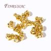 18K/14K Gold Plated Metal Earring Back Plug Cap For DIY Blocked Earrings Backs Stoppers Ear Accessories,Earring Back For Studs