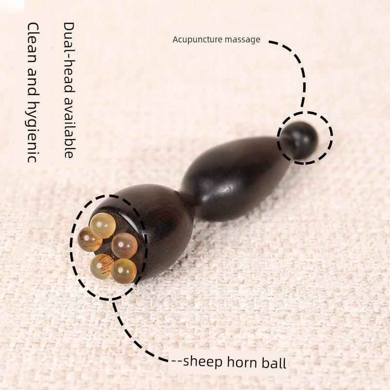 Sandalwood Small Lotus Seed Horn Beads Eye Massager Facial Tendon Massage Acupoint Massage Eye Bags Dark Circles Crow's Feet