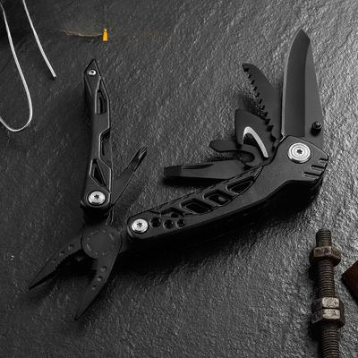 New Stainless Steel Multi-Purpose Folding Knife Pliers for Outdoor - Portable for Hiking & Camping