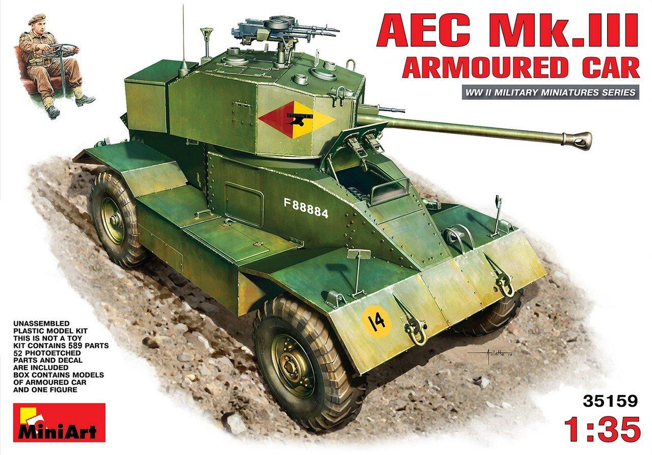 

Miniart Бронеавтомобіль AEC Пластикова модель 1/35 Mk.3