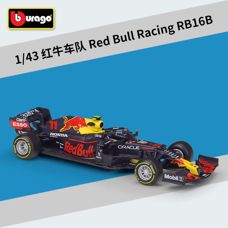 Bburago 1:43 F1 Team Red Bull Racing RB21 RB20 Mclaren MCL60 MCL38 W16E Formula One Simulation Alloy SuperCar Race Car Model Toy