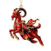 Galloping Goat Goat Hanging Ornament Shining Animal Hanging Decoration  Christmas Tree Ornament