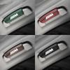 1 pair Leather Car Roof Pull Handle Gloves Armrest Cover For BMW M Emblem E90 E60 E46 E39 F30 F10 E87 X3 X5 X1 G30 G20 Accessory HC0