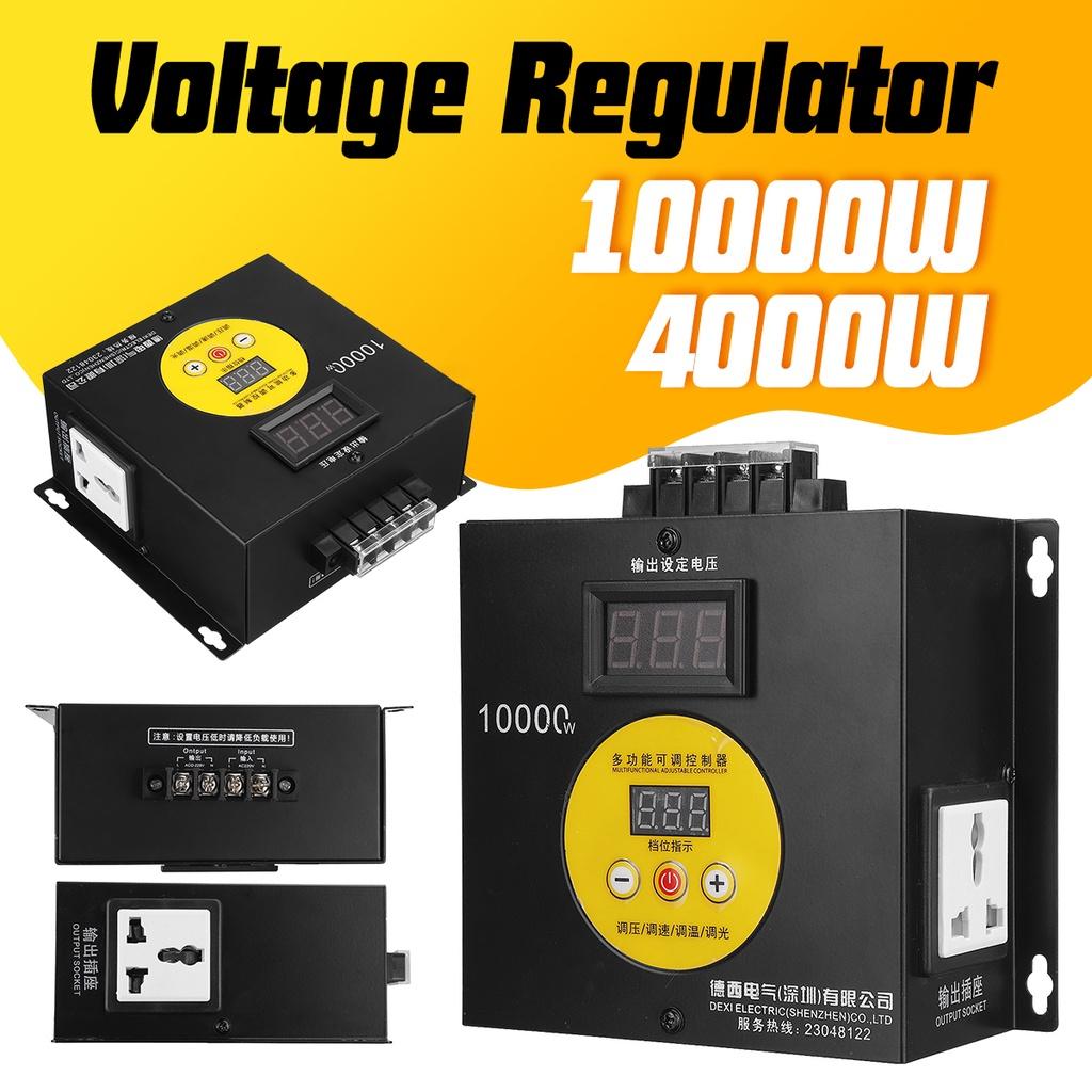 2500W 220V Voltage Regulator AC Compact Variable Speed Voltage Controller Portable Voltage Adjuatable Dimmer