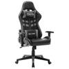 Day and Night - Day and Night Black and Gray Synthetic Leather Gaming Chair
