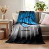 Cronulla Sharks Blanket Flannel Blanket Soft Cozy Plush Throw for Sofa Bed Lightweight Home Decoration Gifts for Christmas Various Holidays