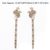 Alloy Hairpin Tools Book Crafts Art Styling Retro Lines Decorative DIY Antique Clip for Travel Readers Literature Fans