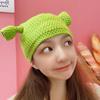 Unisex Handgestrickte Mützen Beanie Mütze Warm Langlebig Handgestrickt Cosplay Wolle Wintermütze