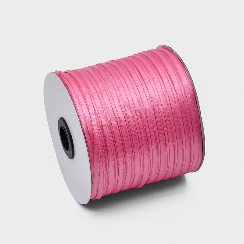 0.3cm Encrypted Polyester Satin Ribbon for Clothing and DIY Accessories