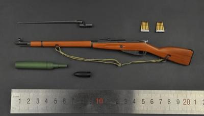 Figure ZY2019A M1891 Soviet Red Main Rifle Sniper Rifle [TOYBARJAPAN] 1/6 Accessories/ZYTOYS Mosin-Nagant Army's