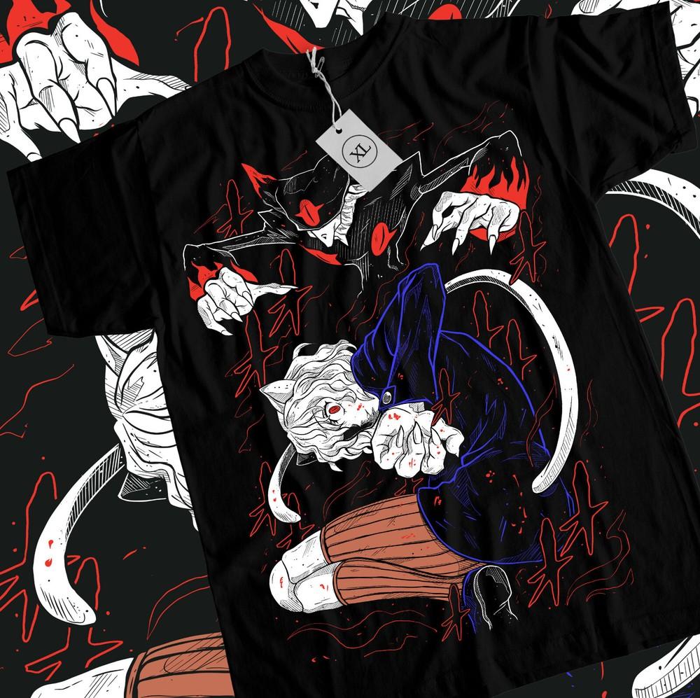 Neferpitou T-Shirt Hunter X Hunter Manga Strip HXH Anime Tshirt Tee All Size Unisex T-Shirt XXXL
