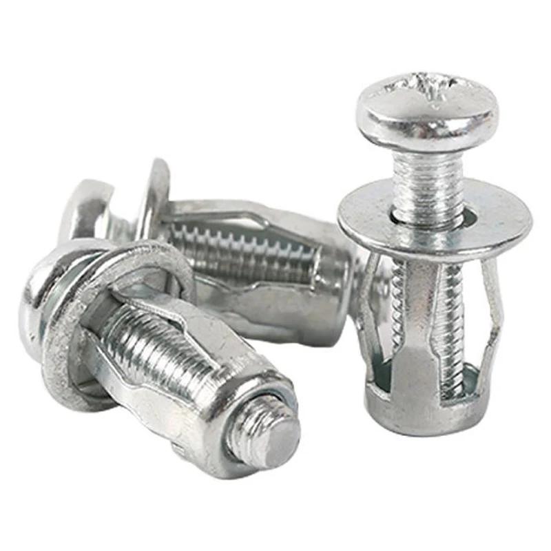 5/10pcs Petal Rivet Lock Nuts with Screw Fixed License Plate for Car Screw Iron Skin Car Metal Screw Jack Nuts Hollow Wall