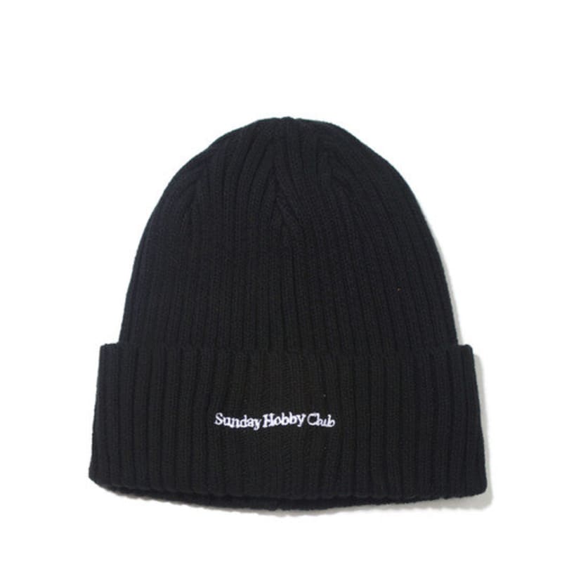 

Шапка бини BUTDEEP с фирменным логотипом из хлопка - Черная ONE