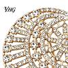 Metal Lapel Pin Hollow Rhinestone Sun Moon Brooch, for Men Women, Jewelry Accessories Clothing Scarf Hat Decoration Decorative Alloy Brooches