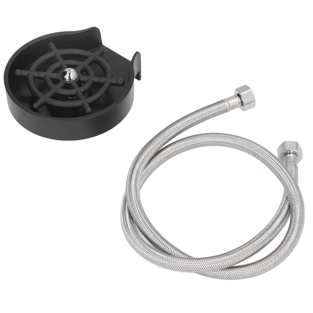 Automatyczna Myjka do Kubków Czarna Stal Nierdzewna Cleanfree Modna Płuczka do Dzbanków do Użytku Komercyjnego i