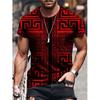 Men's T-Shirt 3D Print Geometric Graphic Prints Print Short Sleeve Daily Tops Casual