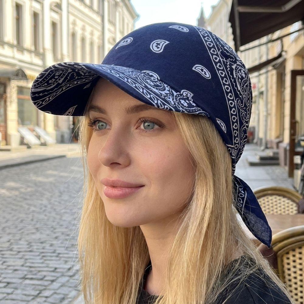 Módne Široký Okraj Baseballové Čiapky Šatka na Hlavu Ľahká Predviazaná Slnečná Clona Turbán Priedušná Bandana Šatka Čiapka Dámska Vonkajšia