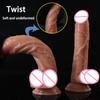 Realistic Silicone Huge Dildo Sex Toy For Women With Thick Glans Powerful Suction Cup Stiff Cock Big Penis Real Dong