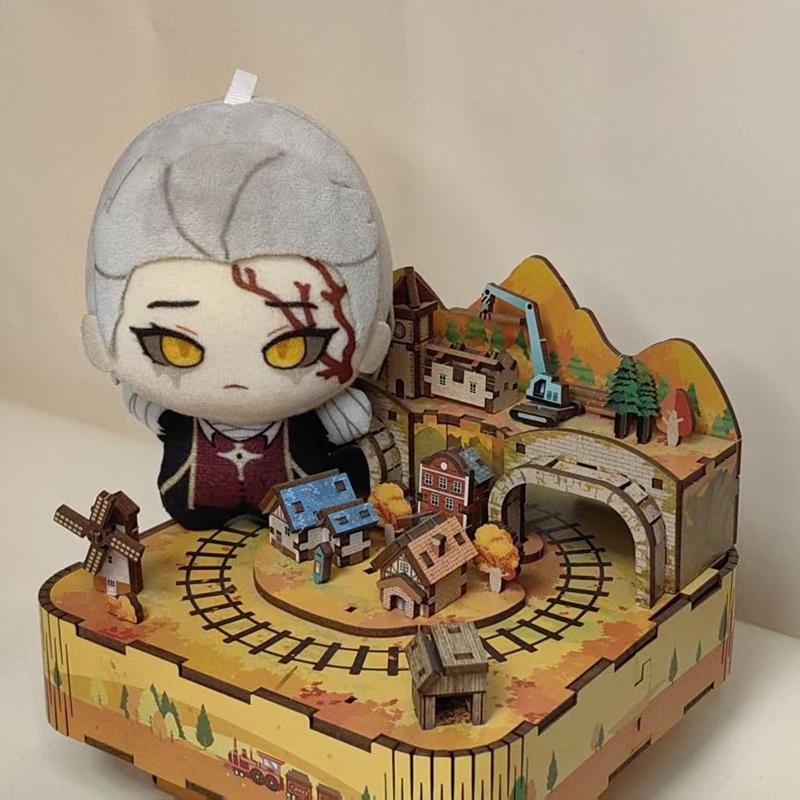 10Cm Plush Terrible Costume Identity V Play Character Hermit Alva Lorenz Cuddly Companions Keyring Animated Plushy Figure Pouch Ornament