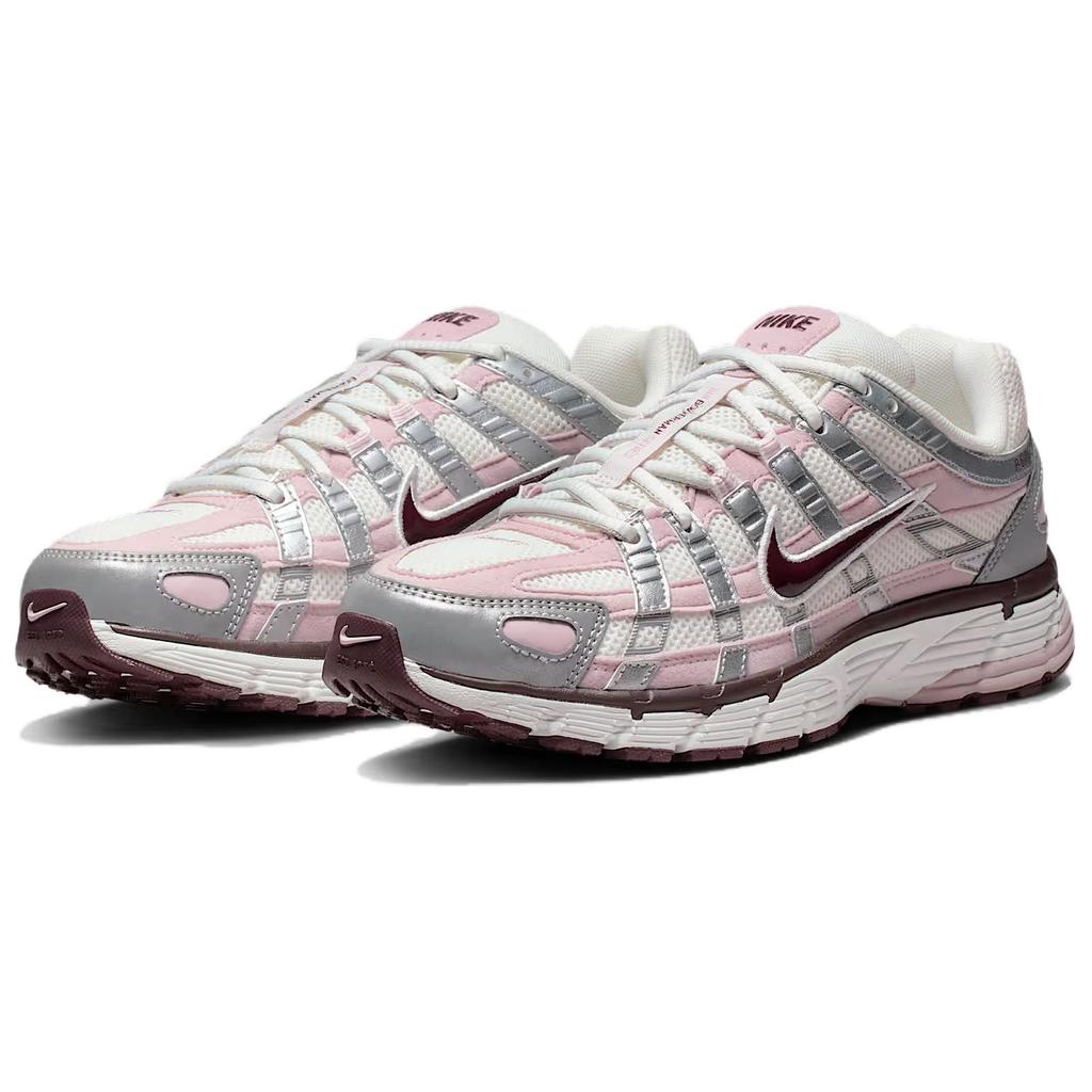 Nike P-6000 Silber Burgunder Pflaume Kreide Damen Sneaker Rot IM6026-121