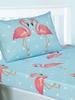 Bedding & Beyond Fifi Flamingo Fitted Sheet