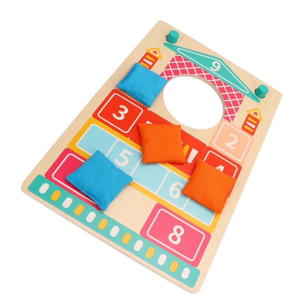 Solid Wood Cornhole Set Indoor and Outdoor Corn Hole Toss Bags Interactive Game Toys