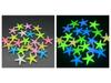 4cm Colorful Luminous Plastic Starfish for Aquarium Landscaping, 2.7g Fluorescent Marine Decor Stone