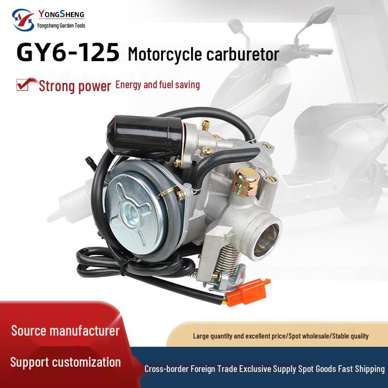 

Scooter PD24J GY6 125-150CC 24mm Carburetor with Drain Screw for ATV 50mm