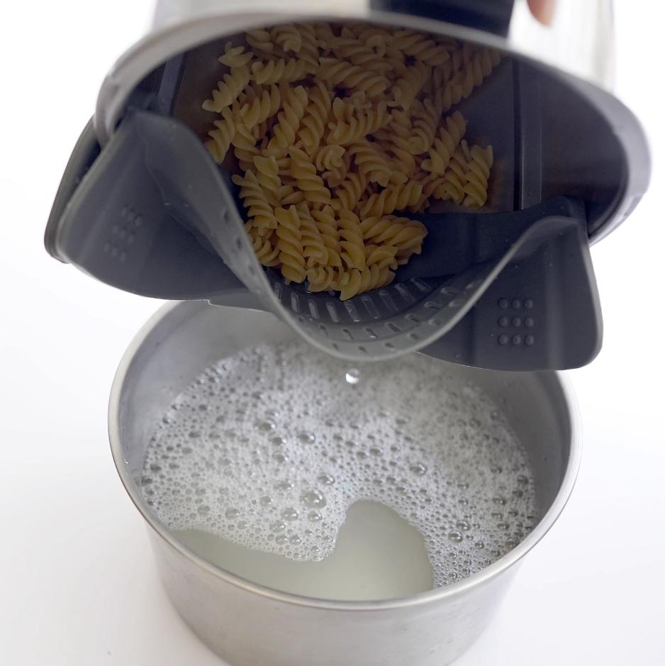 Silikonowy Klips do Sitka Kuchennego Stojak do Ociekania na Patelnię Miska Lejek do Mycia Ryżu Makaronu Warzyw Akcesoria do Thermomix TM5 TM6