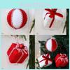 Christmas Tree Ornaments With Foam And Fabric For Holiday Decor And Gift Packaging