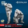 Spallach 1/72 Scale Resin Kit 2B11 120mm Mortar with Crew (2 Figures) SPU27272 (Person)