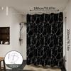 Tenda da Doccia Impermeabile per Bagno Tende da Vasca da Bagno Facili da Pulire e Pulire con Panno Tende da Doccia in PEVA Tenda Marmo con Ganci