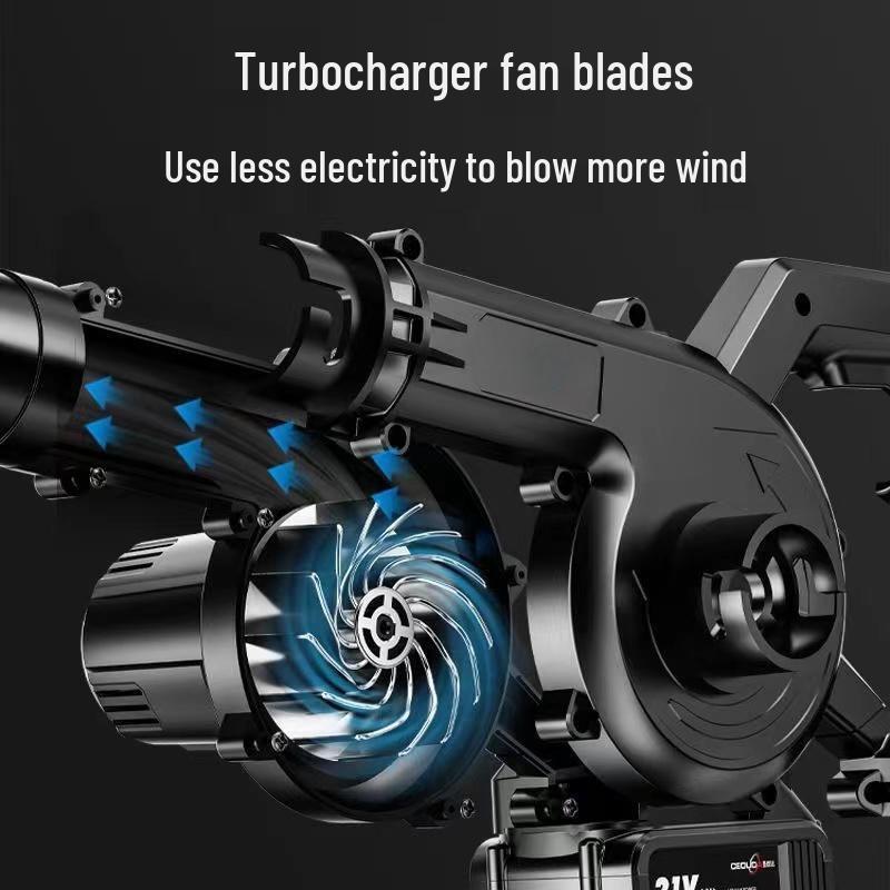 High-Power Rechargeable Lithium Battery Blower and Vacuum Cleaner Combo