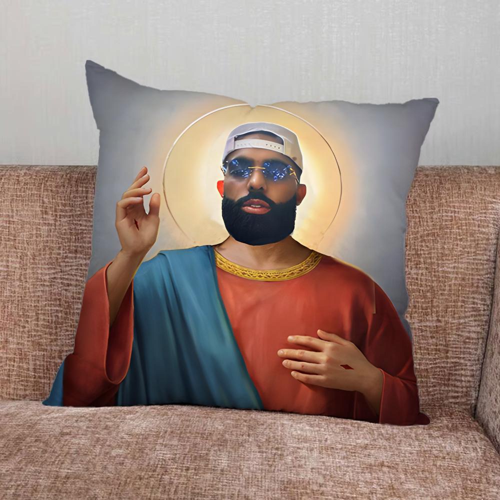 E-Eladio Carrion Sauce Boyz Pillow Case For Home Bedroom Car Office Decoration Living Room Sofa Cushion Cover Suitable