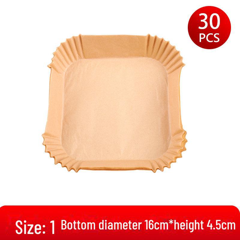 High-Temp Oil-Absorbing Air Fryer Paper Trays - Kitchen & Baking Use