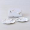NARUMI Plate Lucy Berry Set of 2 Wedding Day Microwave Dishwasher Gift Set, Garden, 24cm, Pattern, Patterns, Stylish, Cute, Relief, Gift, Mother's