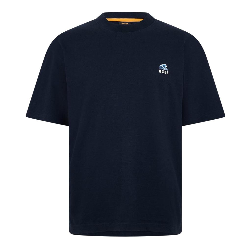 Boss Mens Embroidered Logo T-Shirt
